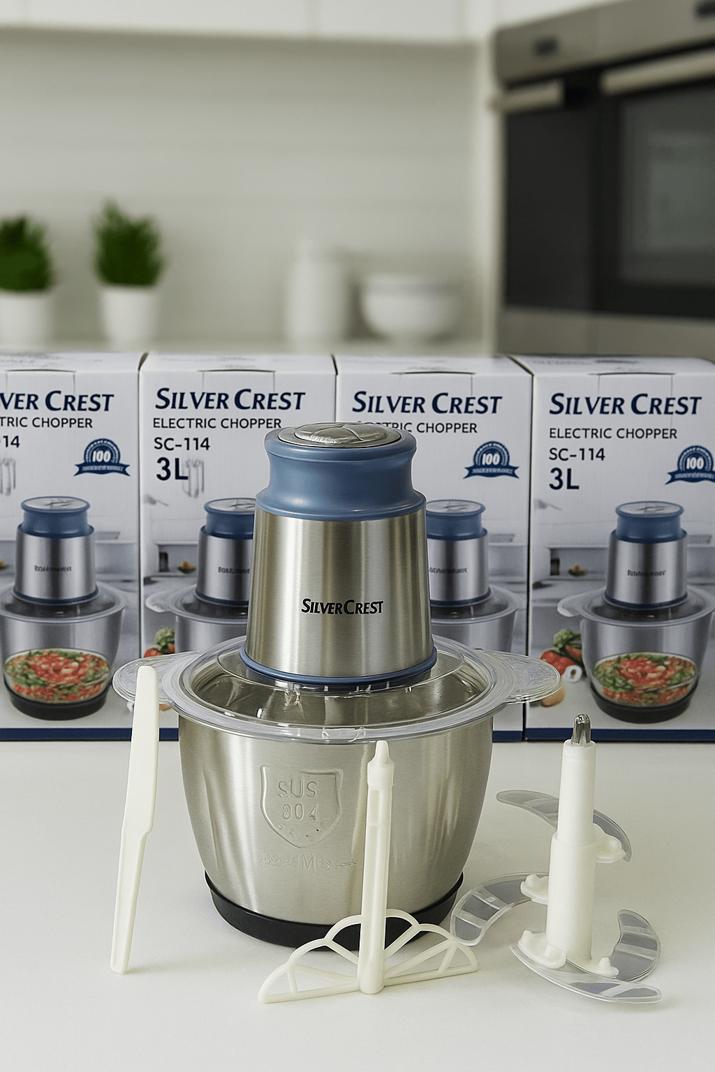 Silver Crest 3L Electric Meat & Vegetable Chopper
