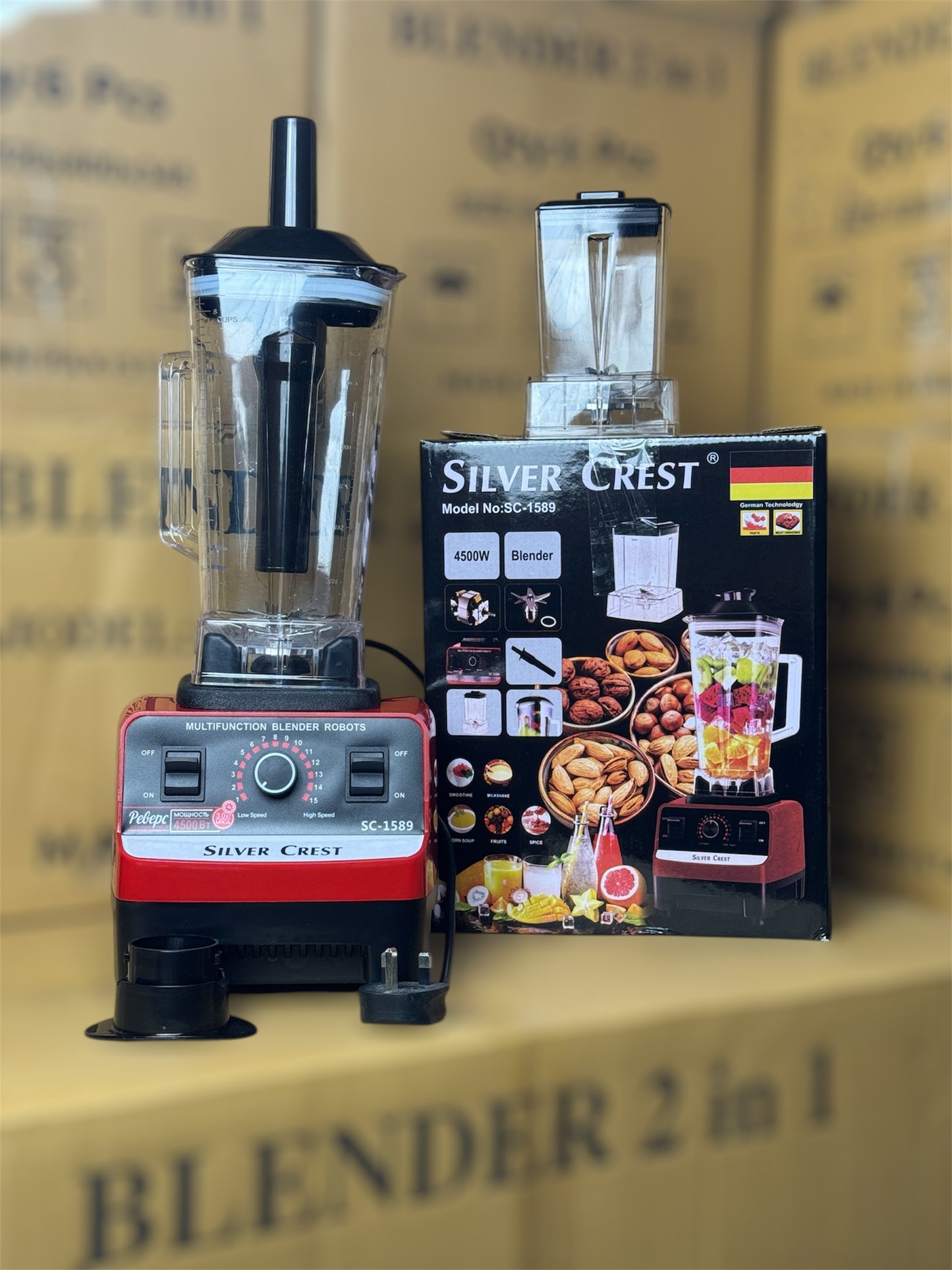 Silver Crest Juicer Blender 2 in 1 - German Import π©πͺ