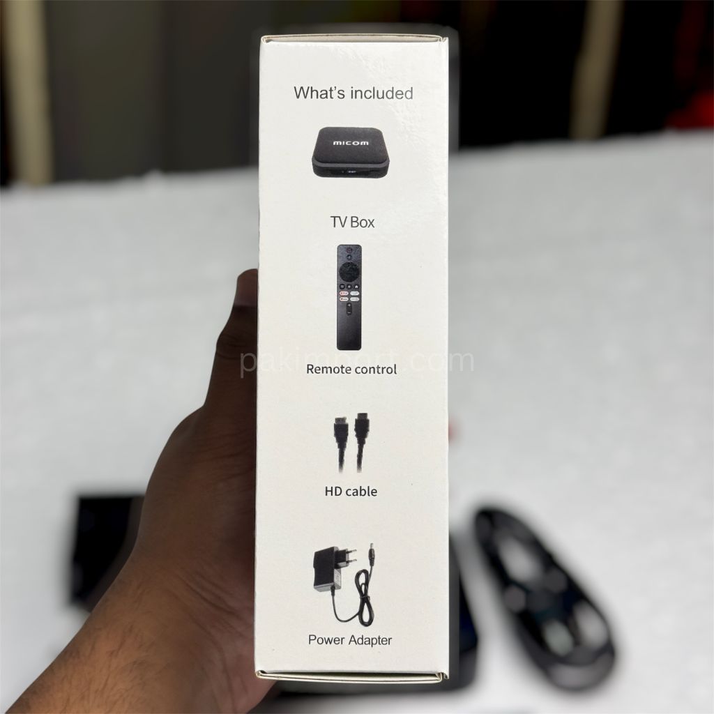 Imported MICOM Google Android TV Box – 8K HDR