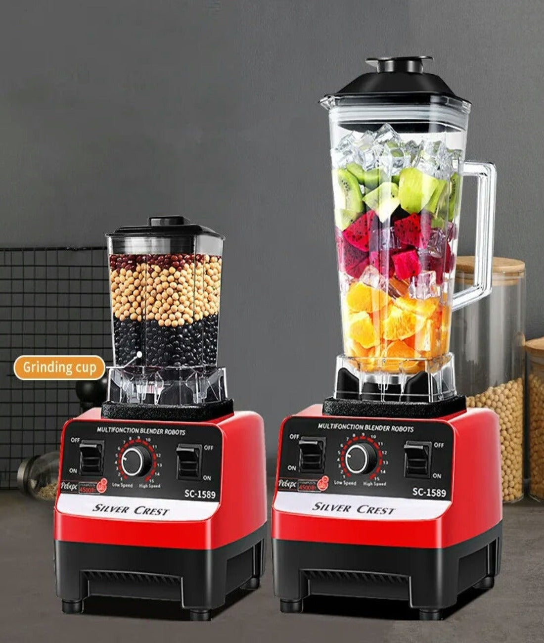 2 in 1 Heavy Duty Blender - 3 Liter - Orignal 1800 Watts