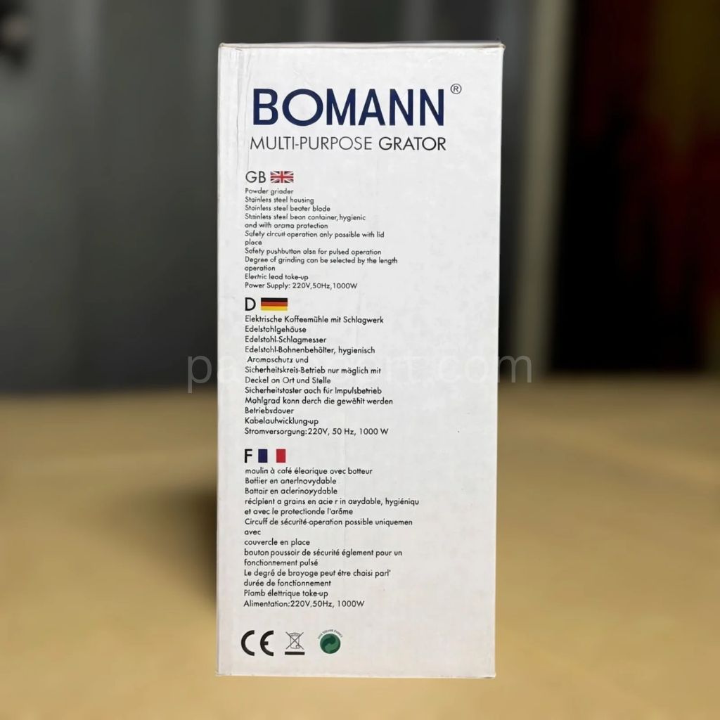Bomann Heavy Duty Mill Style Grinder – LOT Imported