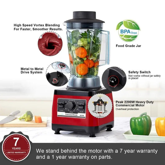 2 in 1 Heavy Duty Blender - 3 Liter - Orignal 1800 Watts