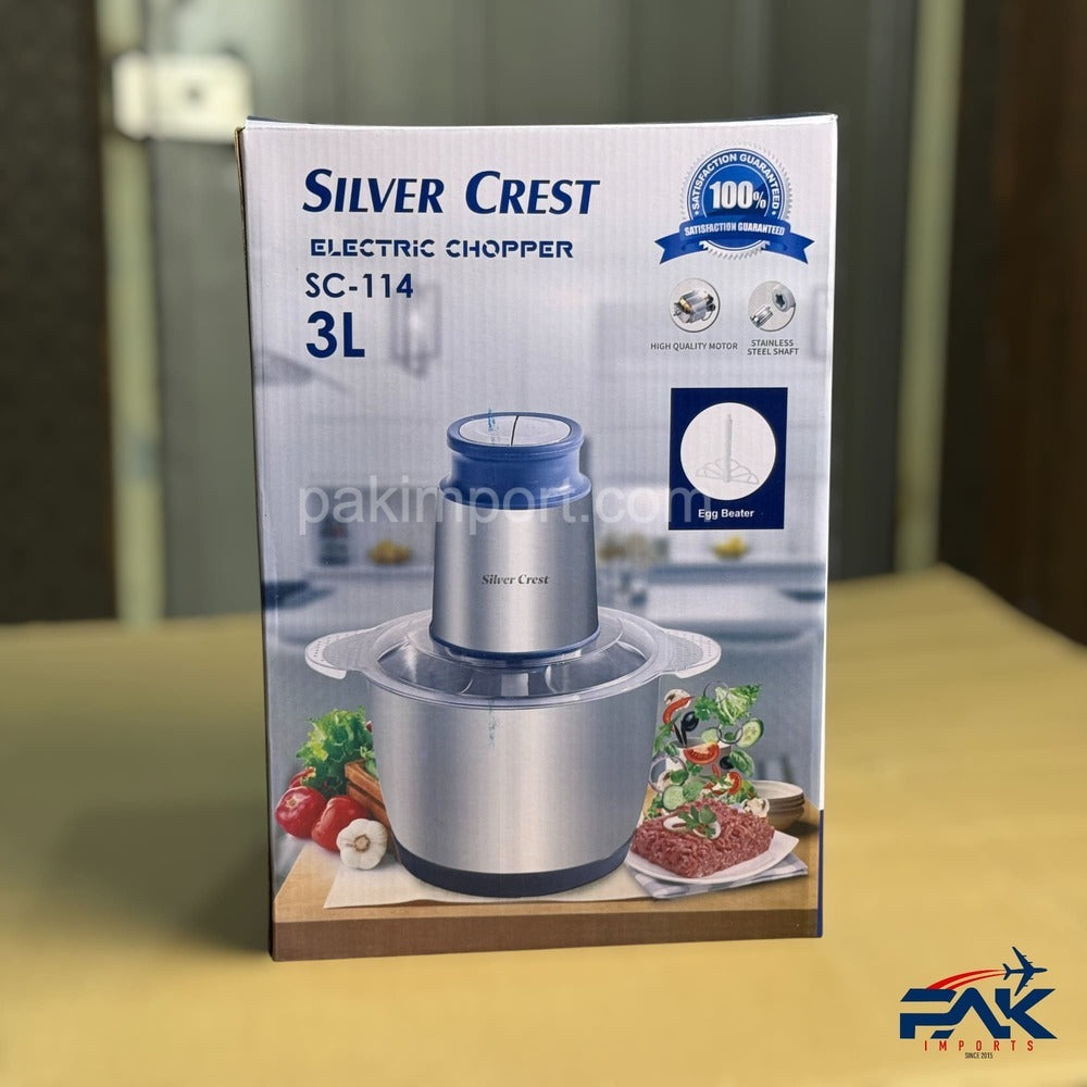 Silver Crest 3L Electric Meat & Vegetable Chopper
