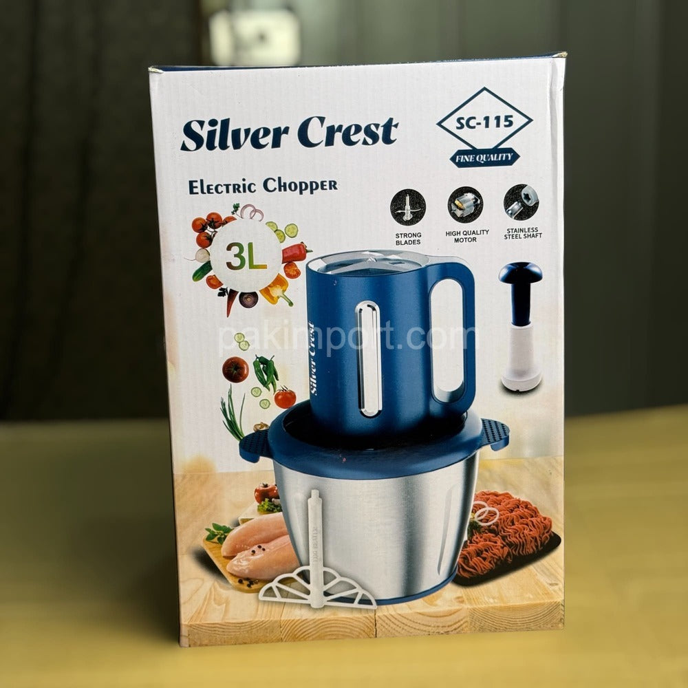 Silver Crest 2 in 1 Electric Chopper - Heavy Duty - 3 Liter