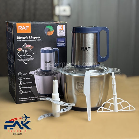 RAF 3L Electric Meat Chopper – Russian Brand, 3-Year Warranty