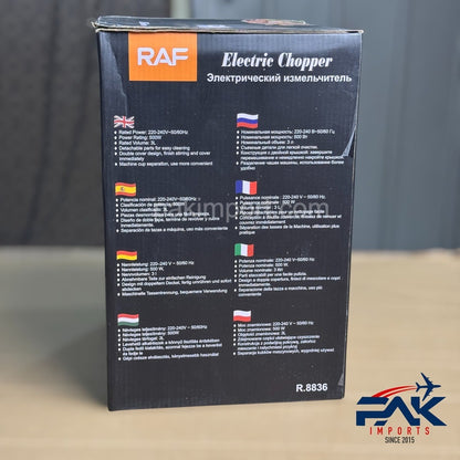 RAF 3L Electric Meat Chopper – Russian Import 🇷🇺