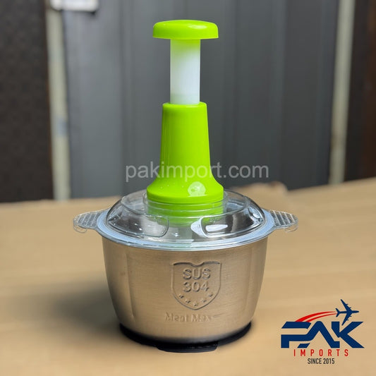 Stainless Steel push Chopper - 2 Liter