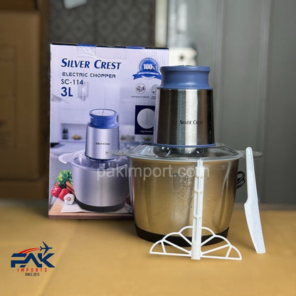 Silver Crest 3L Electric Meat & Vegetable Chopper
