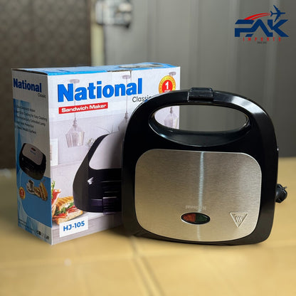 National Sandwich Maker : 1 Year Warranty