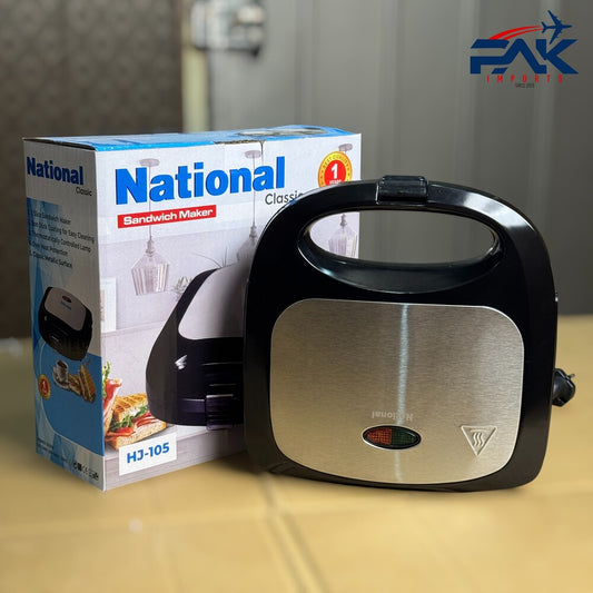 National Sandwich Maker : 1 Year Warranty