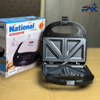 National Sandwich Maker : 1 Year Warranty