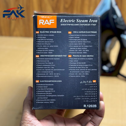 Electric Steam Iron RAF – Model R-1202 (Russia Imported)