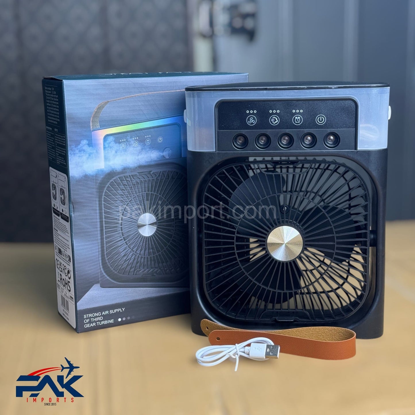Rechargeable Mist Fan - UK Imported