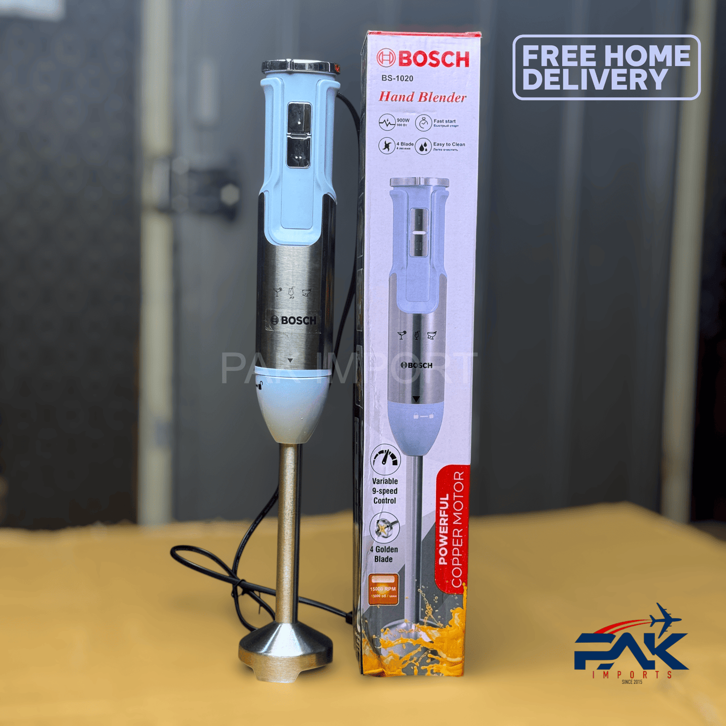 BOSCH Hand Blender - 900 Watts Powerful Copper Motor