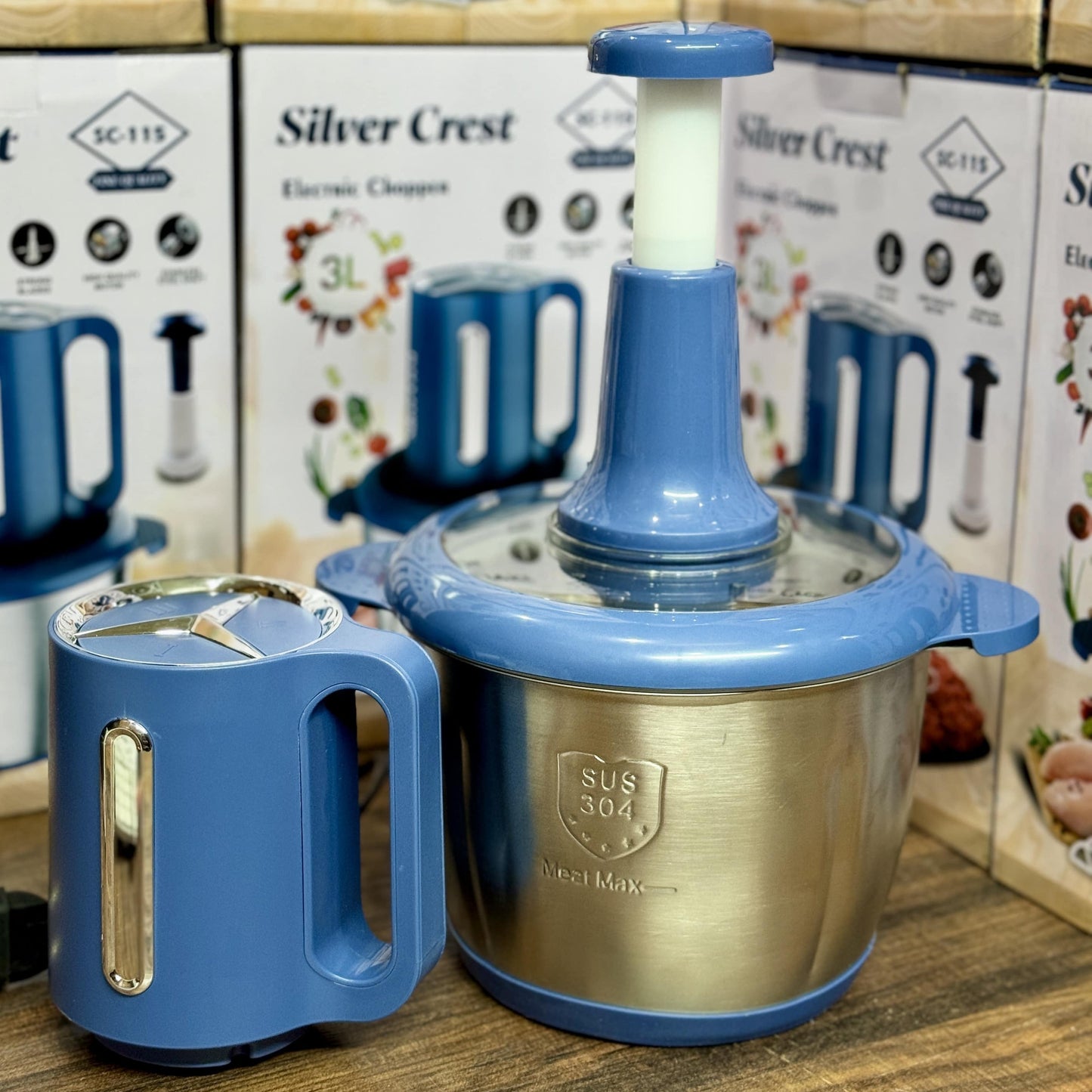 Silver Crest 2 in 1 Electric Chopper - Heavy Duty - 3 Liter
