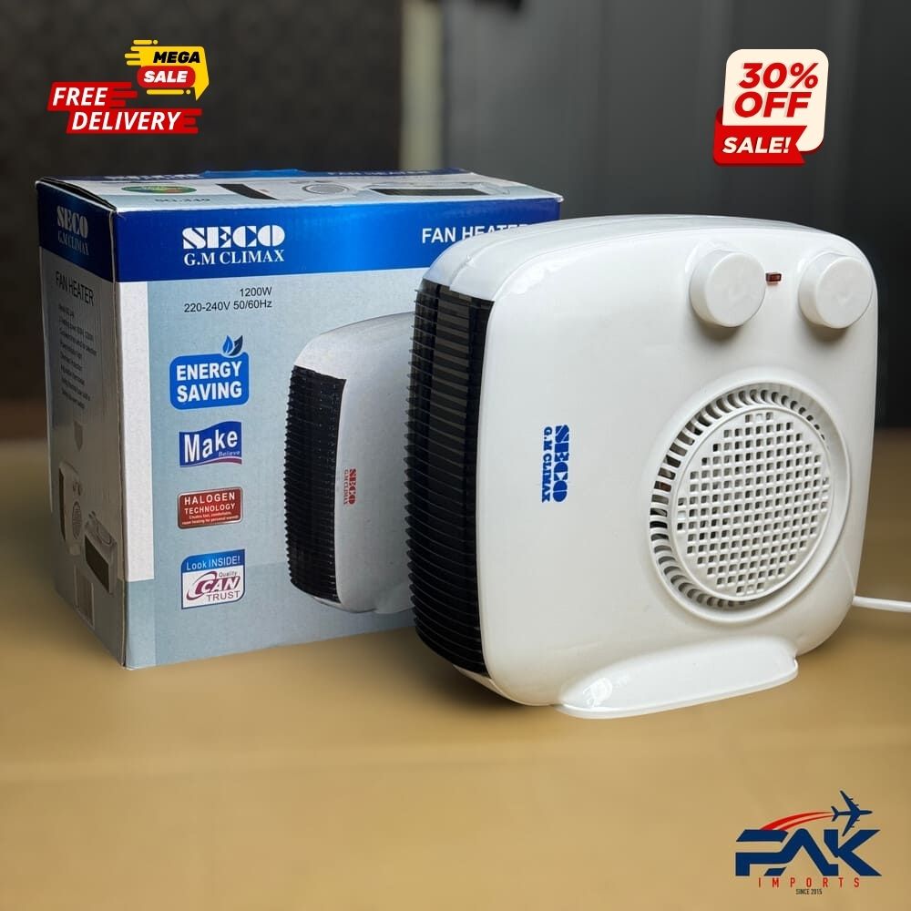 SECO Fan Heater - SG 349 - Imported 🔥