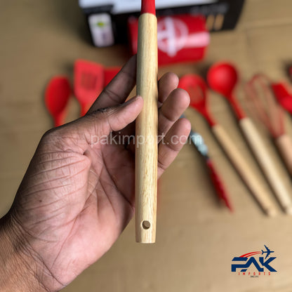 12 Pcs Silicone Cooking Spoon