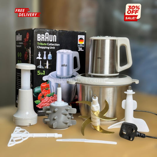 LOT Imported Braun 5-in-1 Electric Chopper 3L – CH3016G
