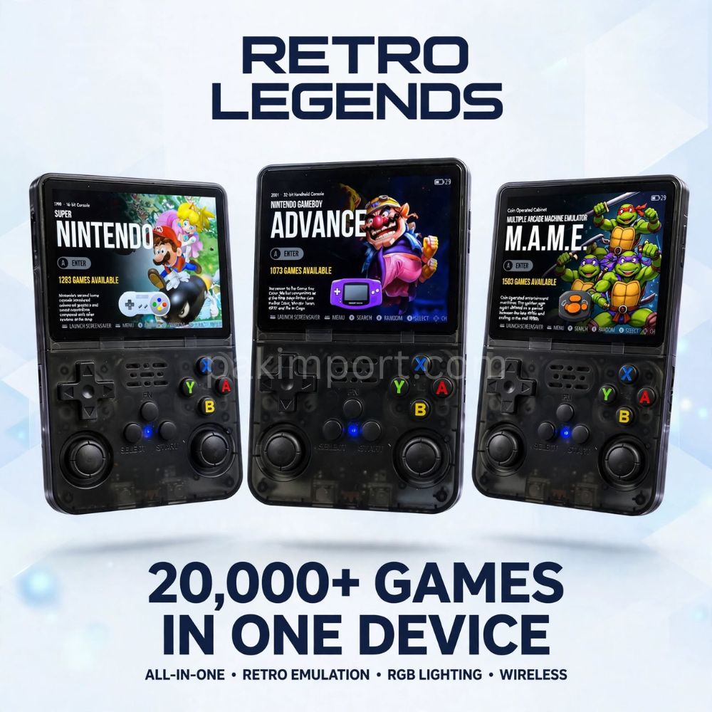 R36S Retro Game Console – Portable Handheld