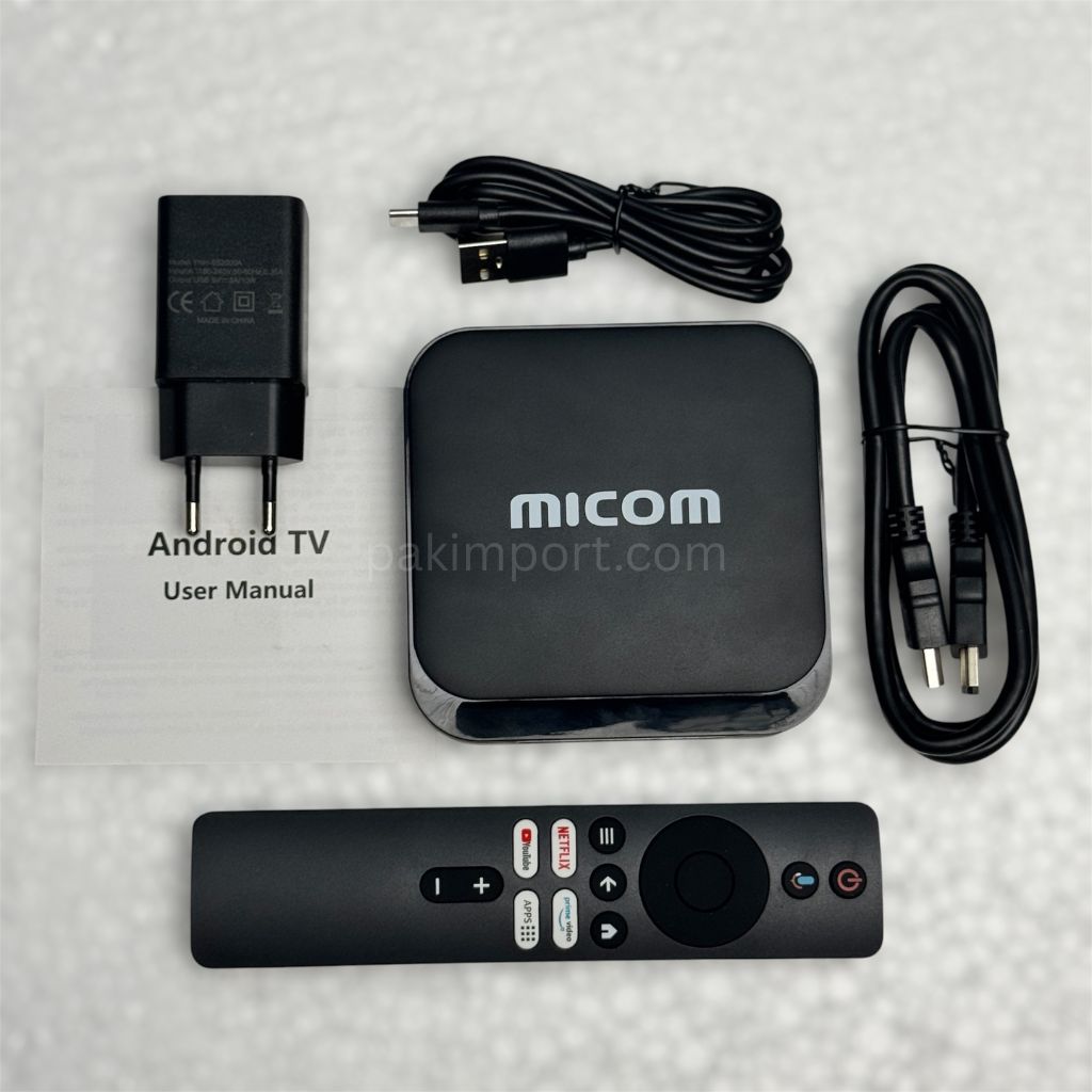 Imported MICOM Google Android TV Box – 8K HDR