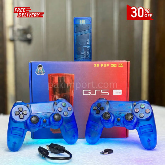 GS5 Mini Gaming Console – 64GB | 30,000+ Games