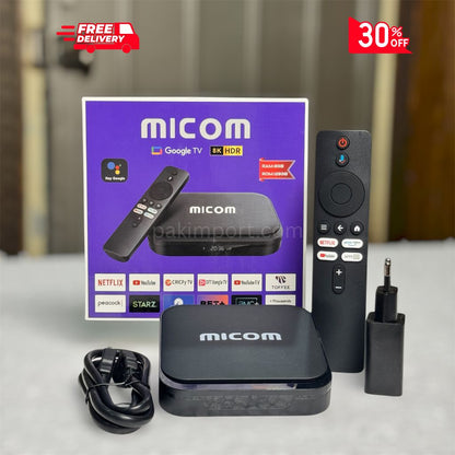 Imported MICOM Google Android TV Box – 8K HDR